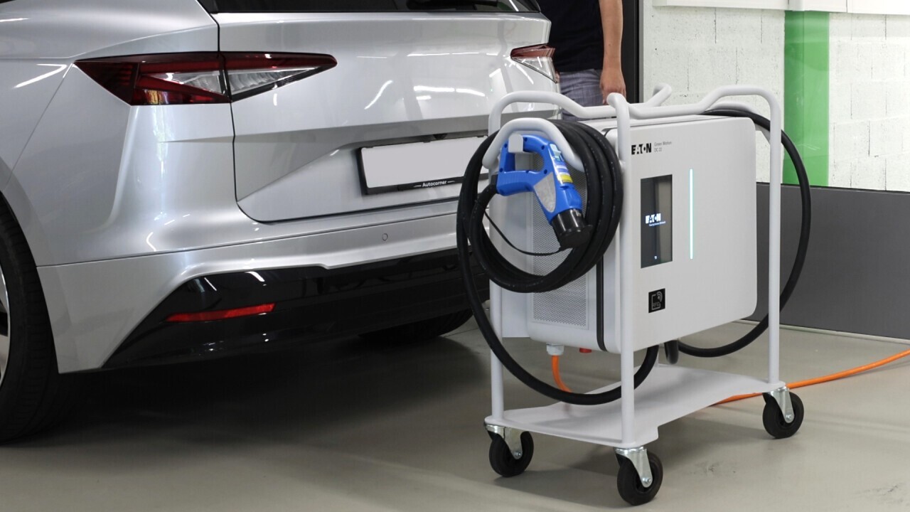 Mobile fast charging station Green Motion DC 22 Mobile