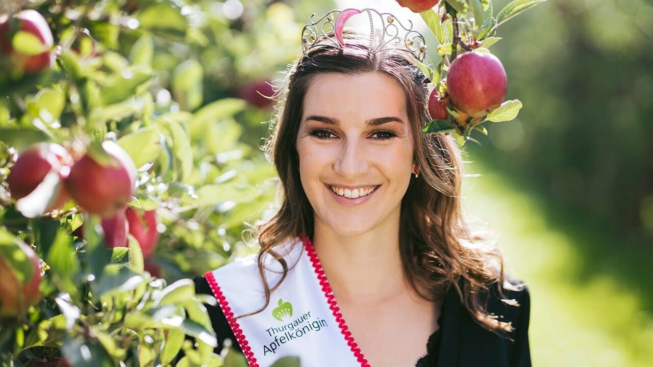 Katja Stadler ist die Thurgauer Apfelkönigin 2021/2022