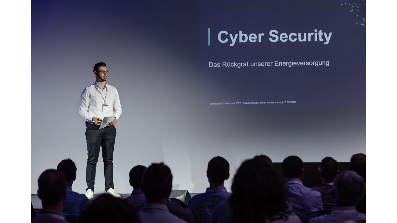 Powertage 2022 | Fachforum Electrosuisse | Cyber Security – Rückgrat unserer Energieversorgung | Suad Emrulai, Cyber Security Experte, Siemens Schweiz AG